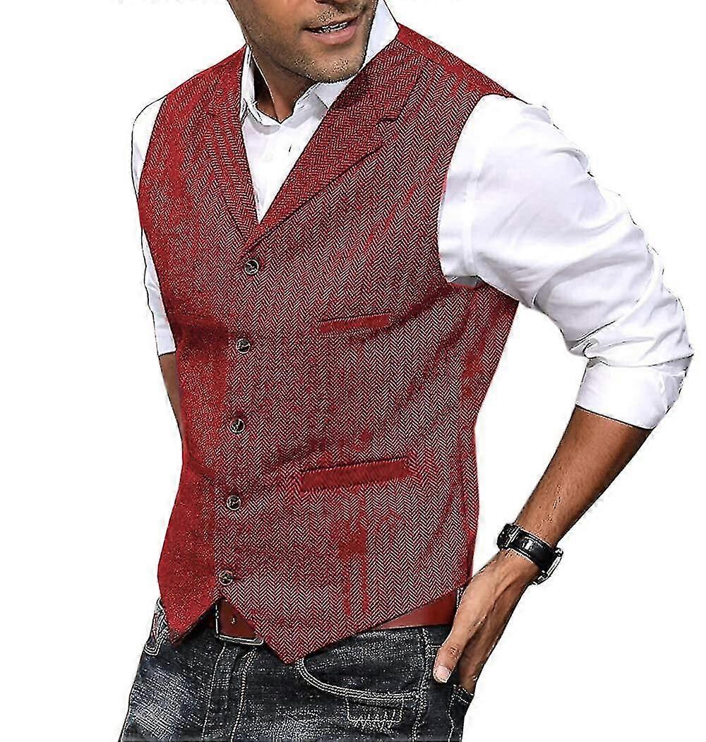 2021 سترة متعرجة جديدة للرجال الشق طية صدر الصوف / التويد معطف الخصر فين