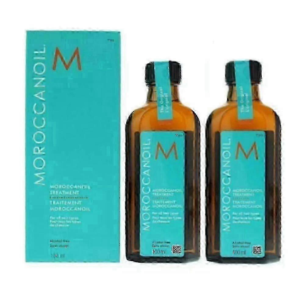 2 יחידות 2025 שמן מרוקאי לטיפול בשיער הבקבוק המקורי לכל סוגי השיער, 100 מ"ל