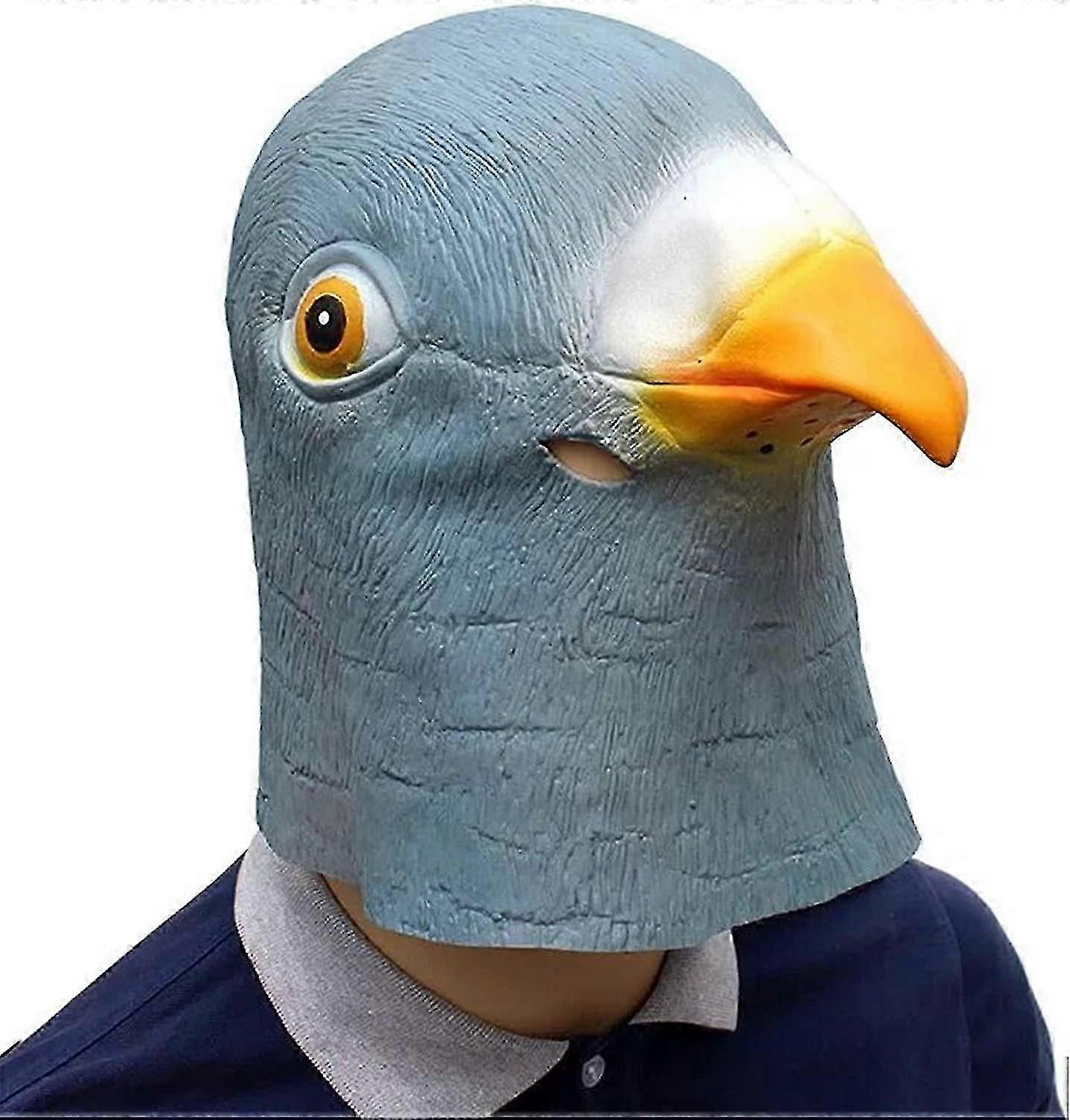 鳩マスク、ラテックス製フルヘッド仮装パーティー、ハロウィン鹿動物マスク