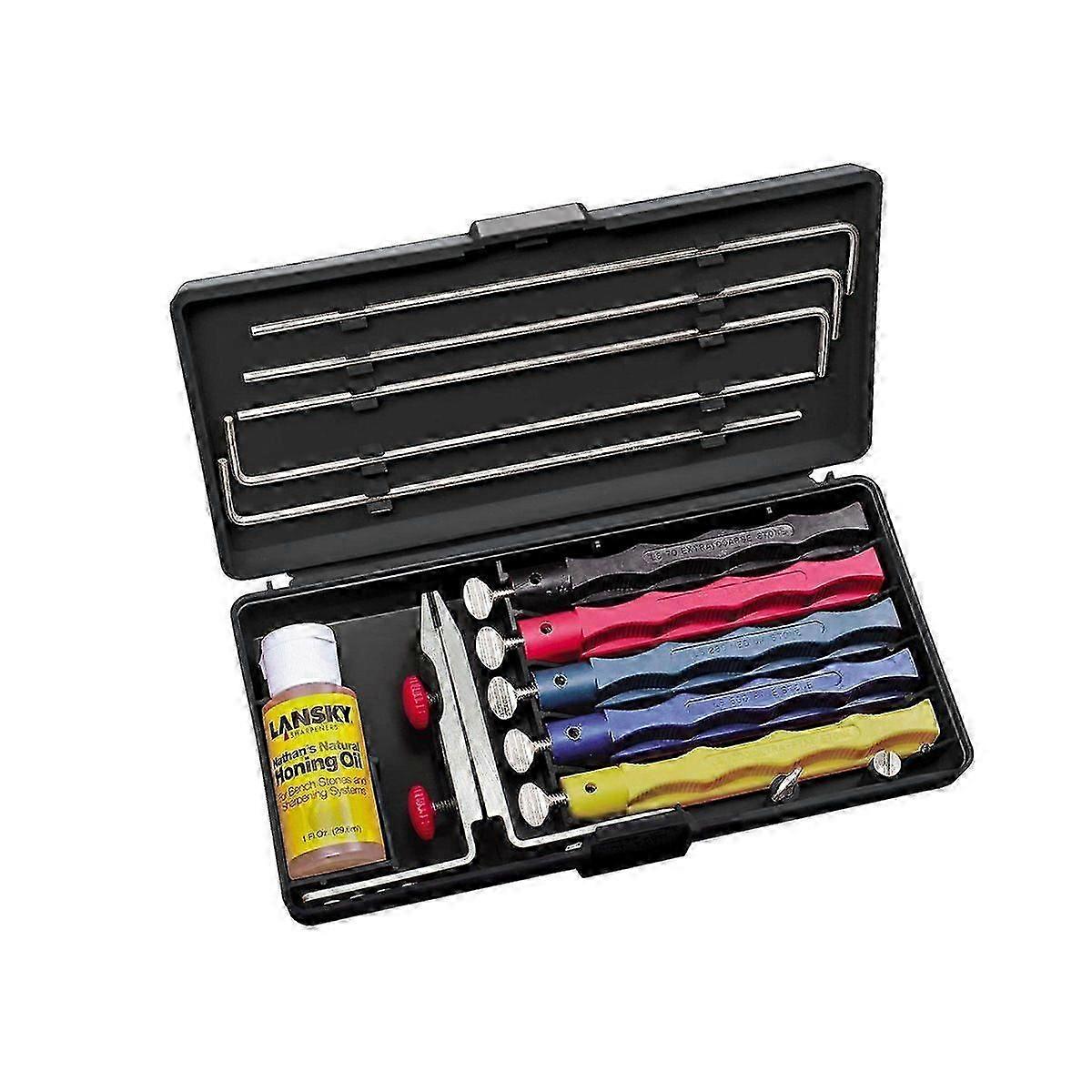 , Fixed Angle Sharpening Set Whetstones Professional Knife Sharpener For Kitchen Knives, Scissors, Pocket Knife And Chisel