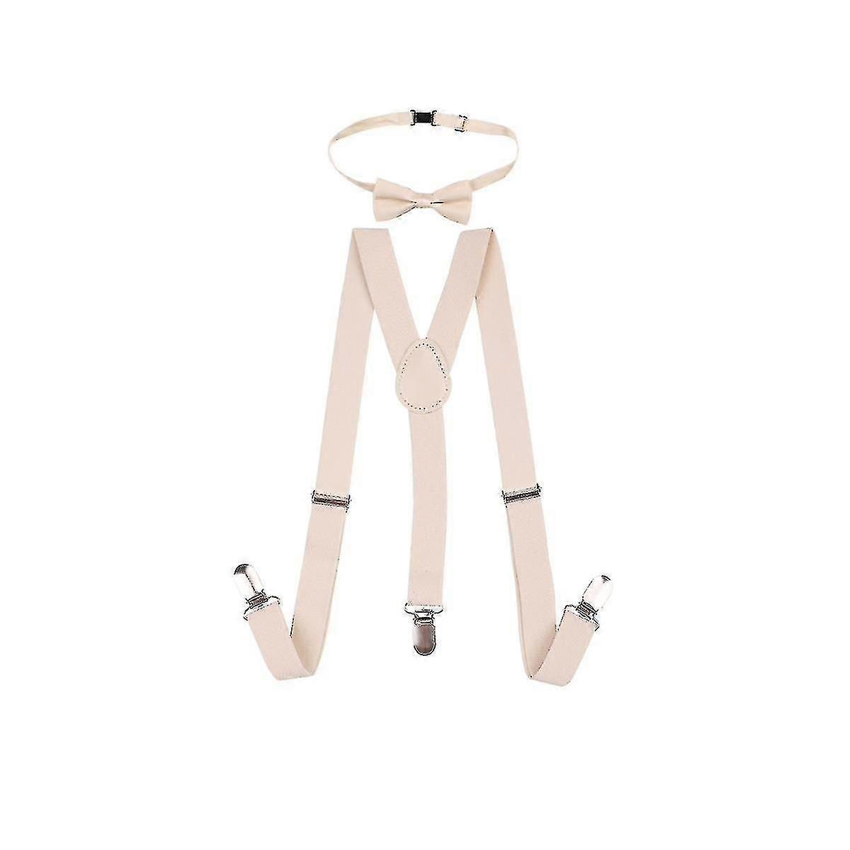 Lasten rusetti ja säädettävät joustavat henkselit pojille