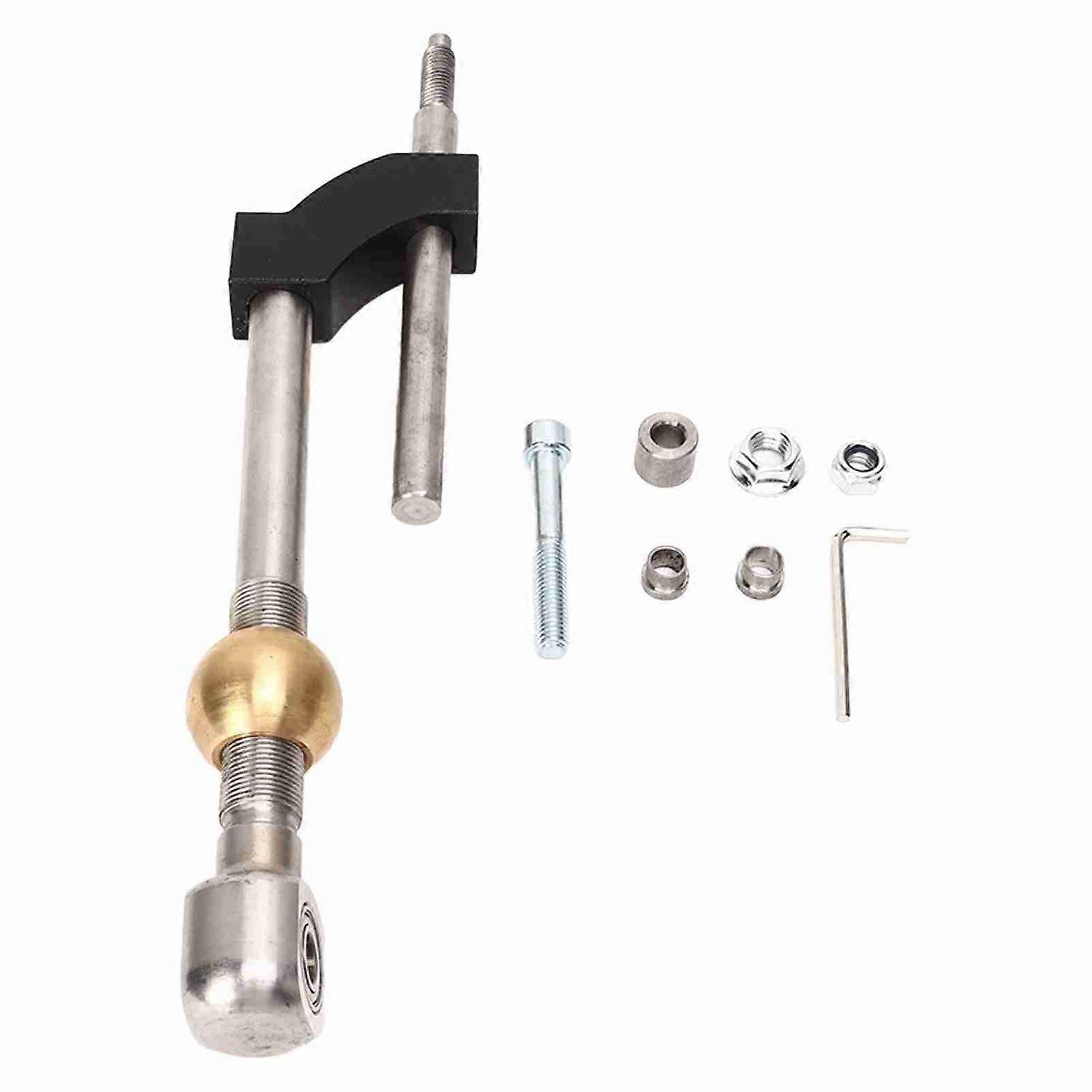 Shift Knob Extender Shifter Extension Adjustable Height Stainless Steel Replacement for Acura Interg