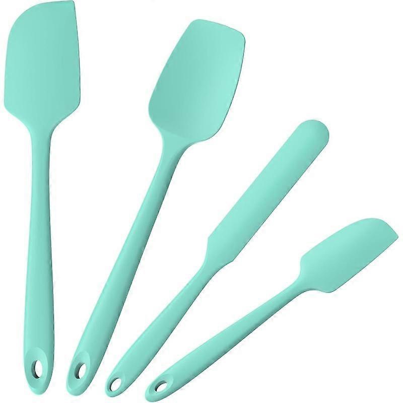 4- Raschietti per spatola: set di utensili da cucina in gomma antiaderente resistenti al calore fino a 600 °F per mescolare, raschiare, piegare, S