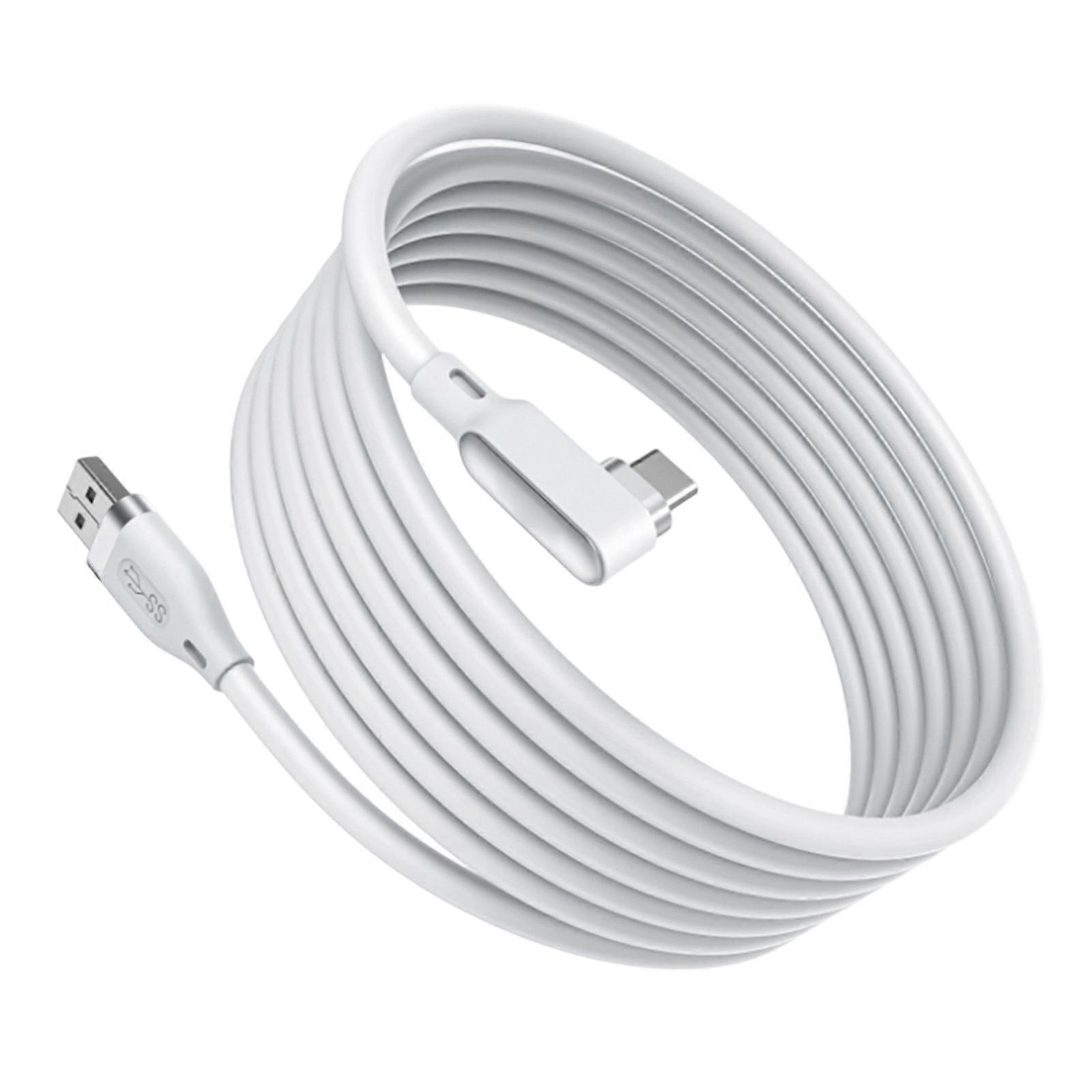 5 Meter USB VR Data Cord Aluminum Mixture Connection 2000+ Swing Tests Upgraded for VR PC Connection Multicolor