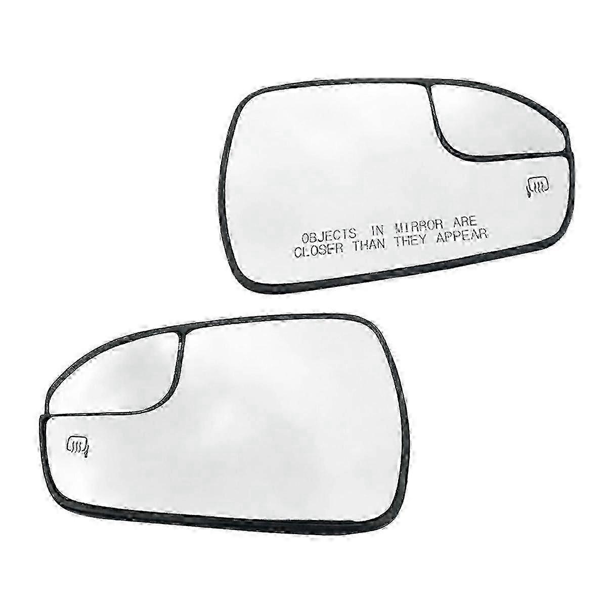 25-26 For Fusion 2013-2020 Left & Right Car Door Side Rearview Mirror Glass with Heated DS7Z17K707F, DS7Z1