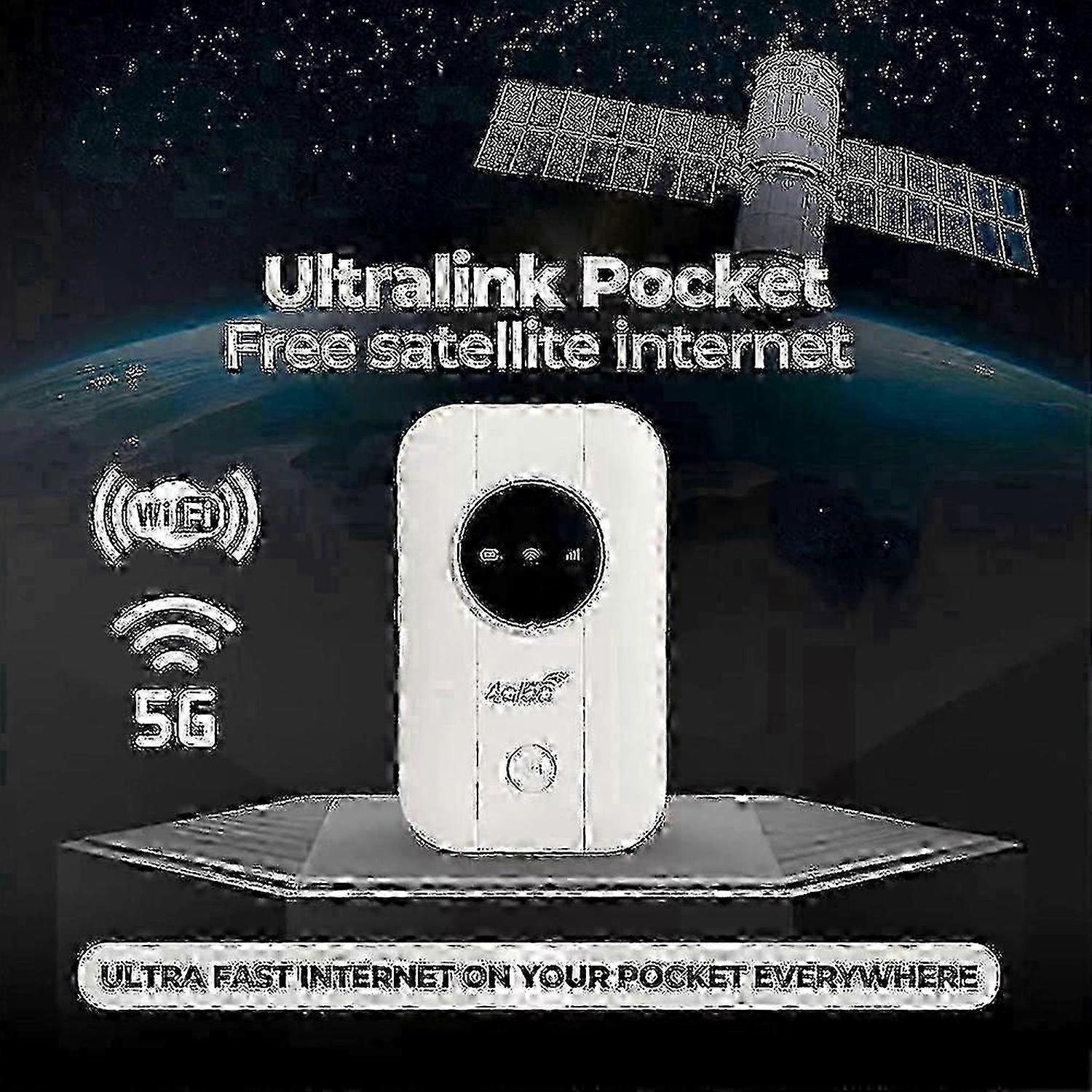 Gratis kunstmatig satellietinternet in uw zakrouter Onbeperkt draagbaar WiFi Ultra Link Freeus