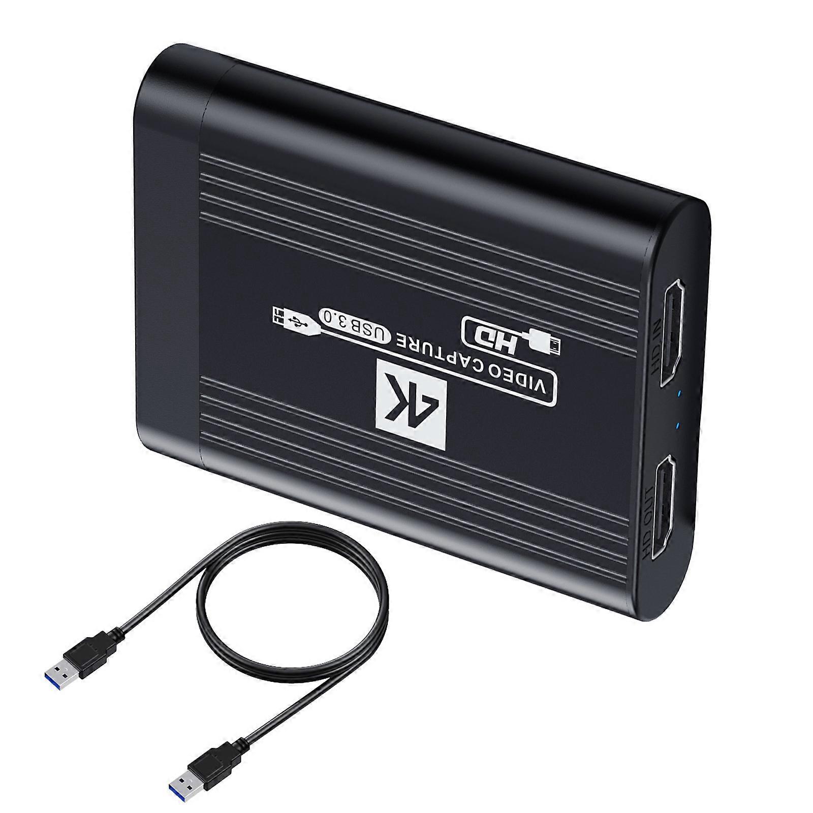1080P 4K Video Capture Card USB3.0 Connection Fast Speed For Gaming, Video Creation, And Live Streaming Multicolor