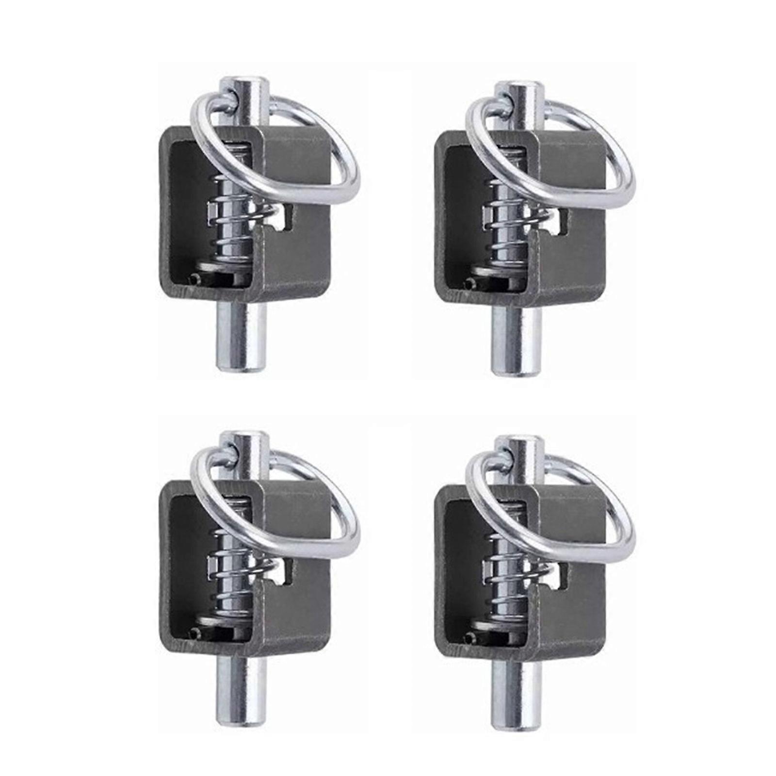 Multipurpose Welded Trailer Latches Set 4Pieces Sturdy Spring Lock Mechanism Convenient for Truck Applications Daily Use Multicolor