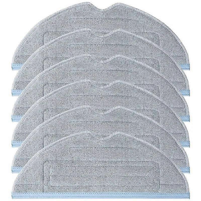 6 Pack Microfiber Mop Pads Compatible with Wet Reusable Gray Cleaning Accessories