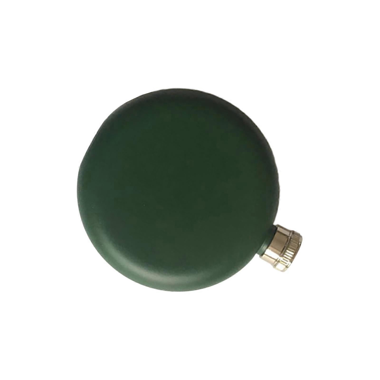 5oz/142mL צלוחיות יין עגולות מיני נירוסטה היפ בקבוק נייד חיצוני וויסקי בירה סירי כיס בירה מיכל ירוק