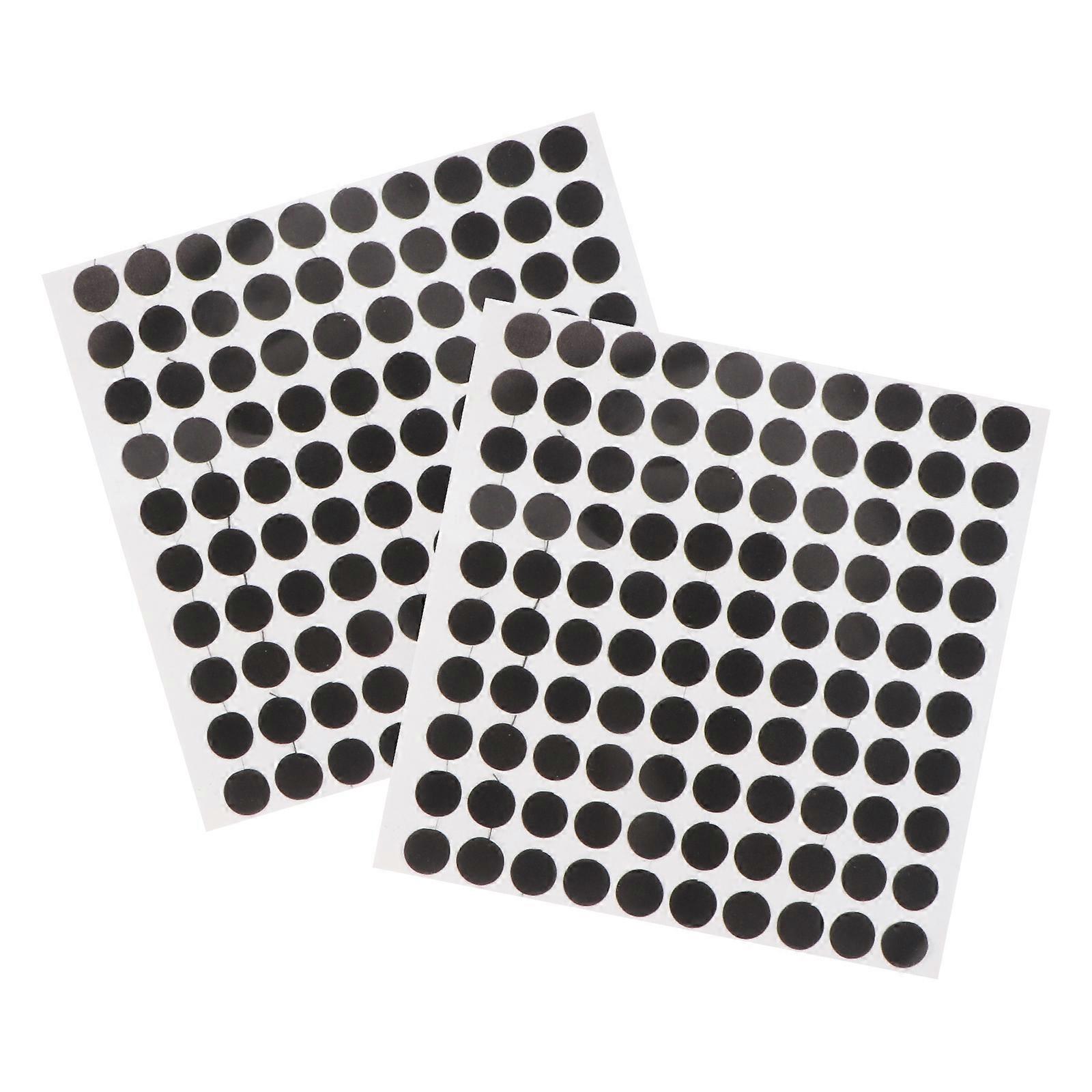 2 Sheets Billiard Table Black Dot Pool Table Marker Dot Billiard Marking Stickers for Club Use