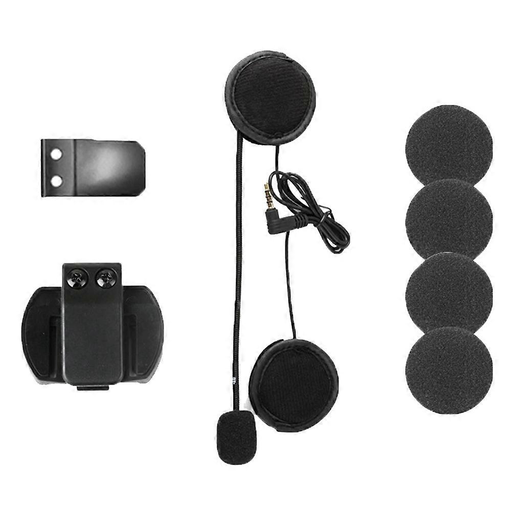 Helm Intercom Clip 3.5mm Microfoon Luidspreker Headset voor V6 PRO V4 Motorfiets Bluetooth Intercom
