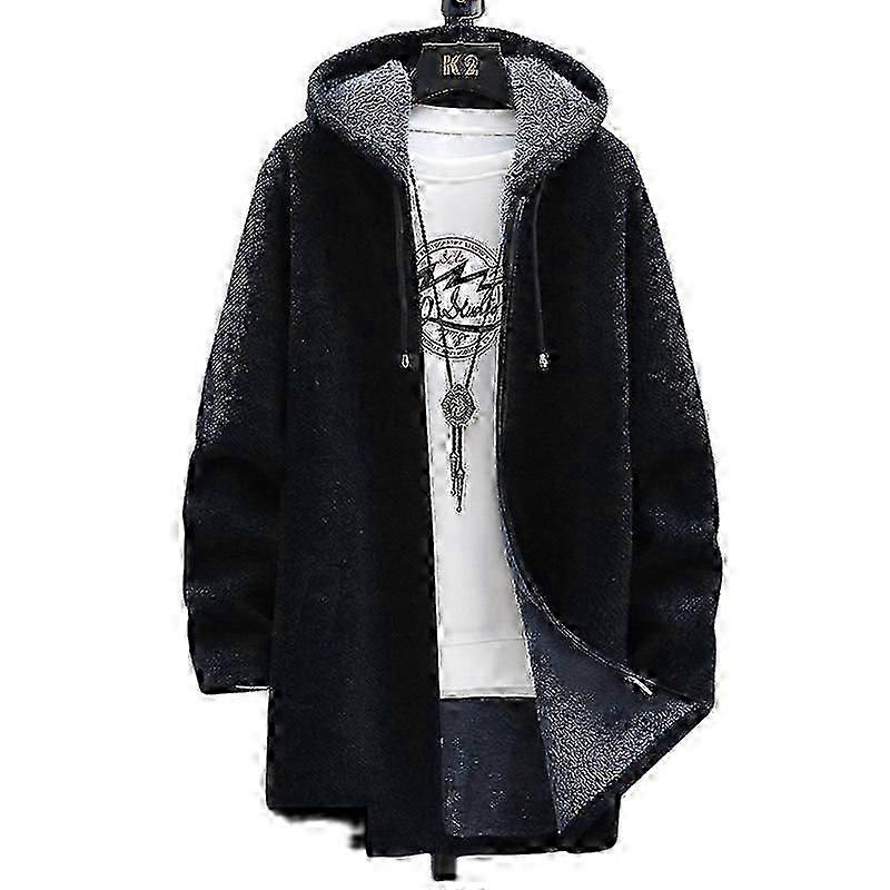 Vinterfrakke med hætte til mænd