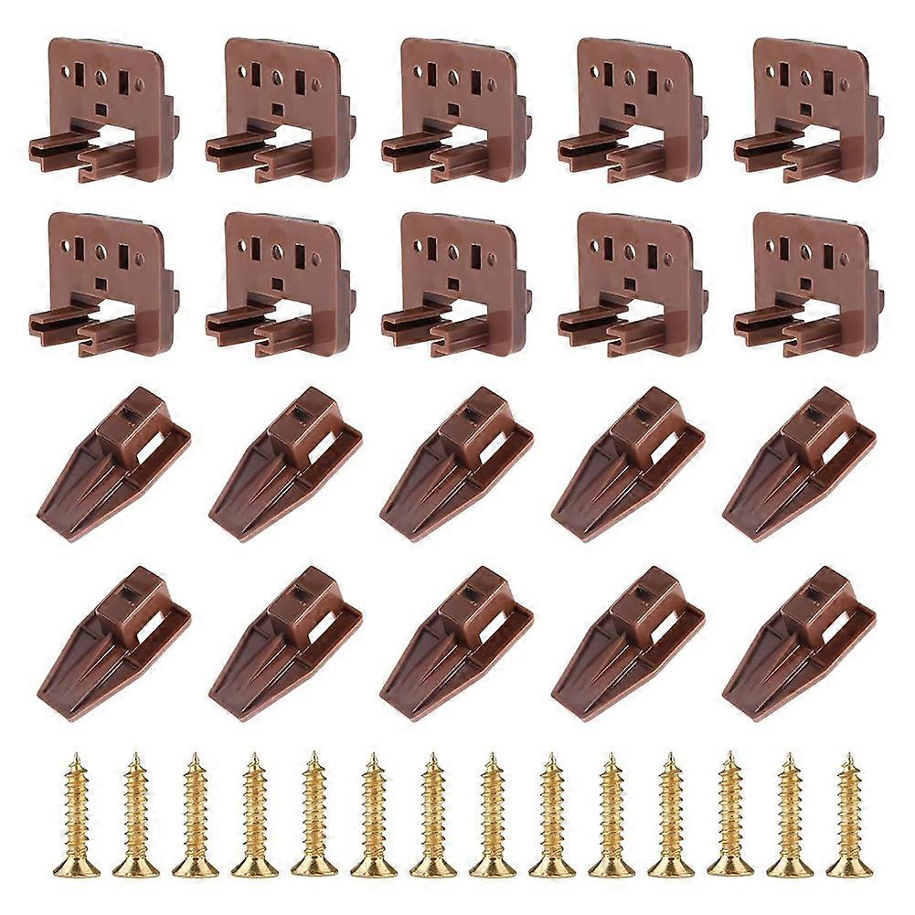 Drawer Slide Track Guides Glides,Drawer Guide for Dresser Slides for Center Mount Drawer Fit Rite-Trak 1 Drawer Systems