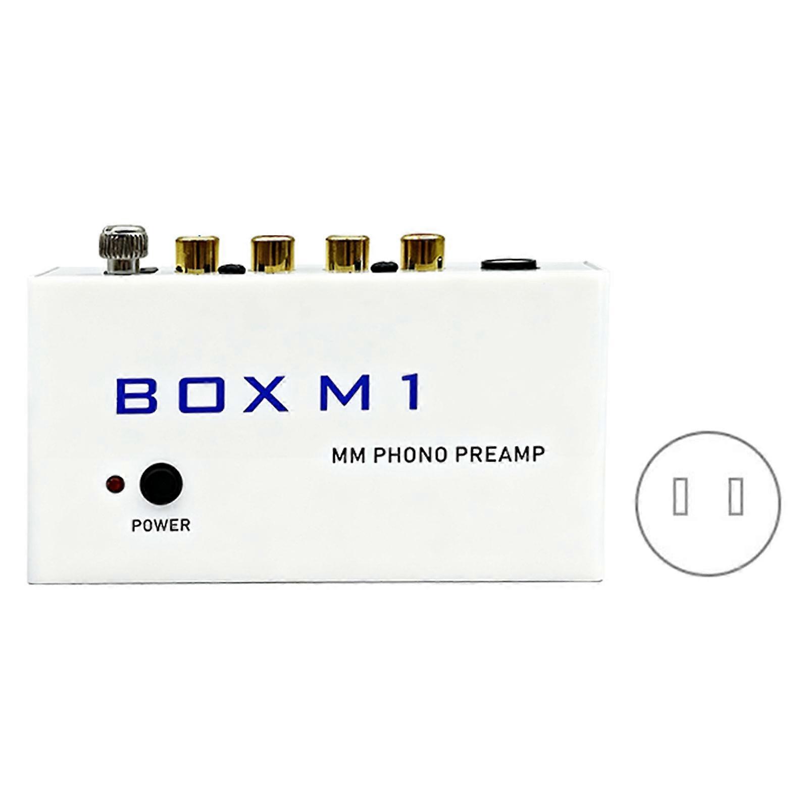 Turntable Player Preamplifier Boosting MM Sound Quality Durability Metal Construction Easy Setups For Home Audios Systems Multicolor