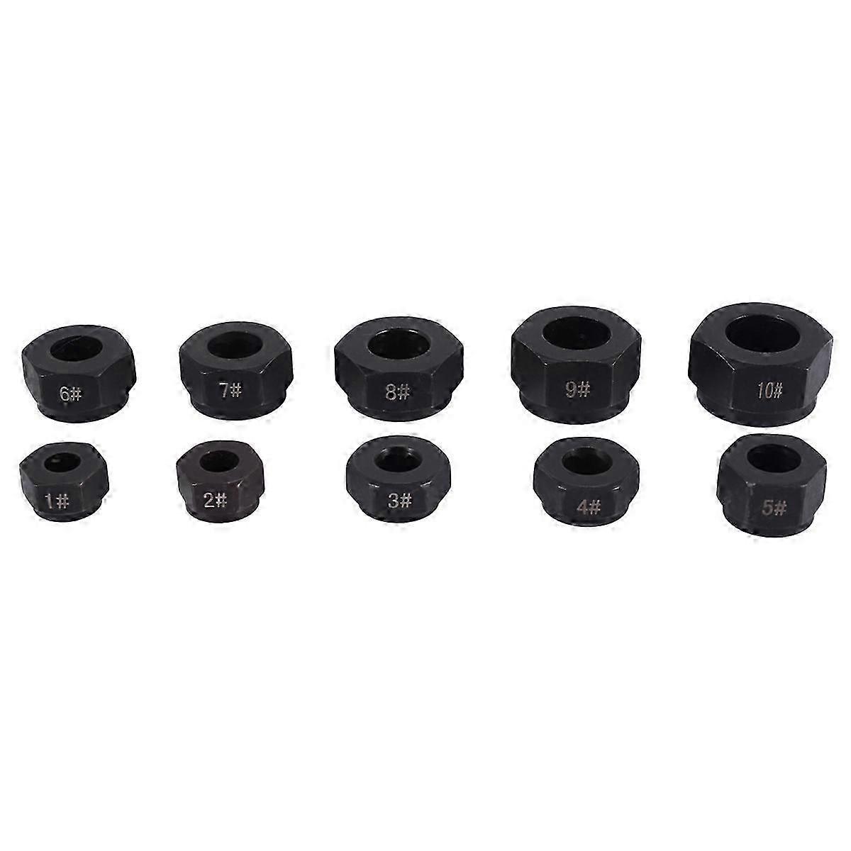 10Pcs Nut Bolt Remover Stud Extractor Set Metric Broken Bolt Removal Kit