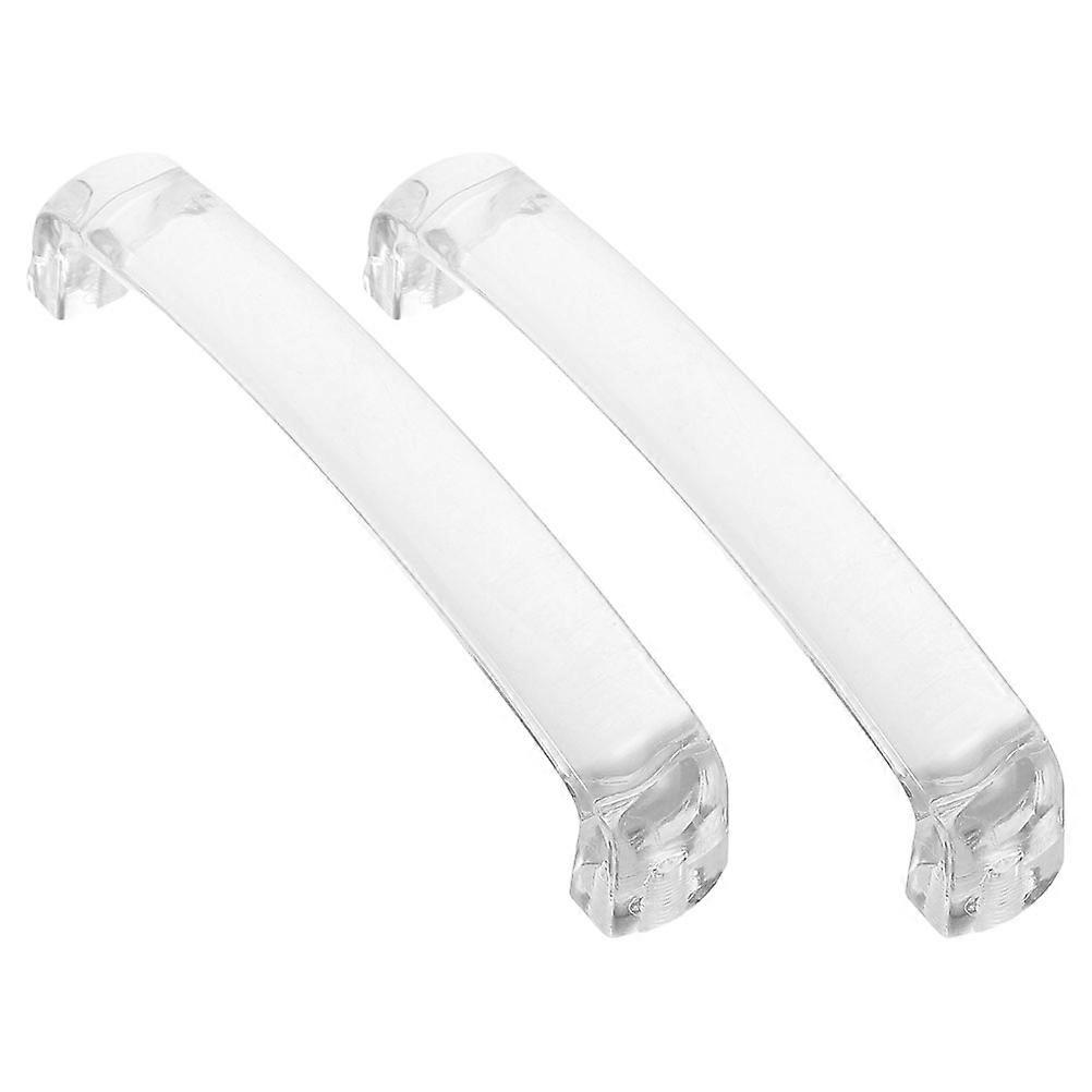 Transparent Acrylic Drawer Pull Handles for Kitchen Cabinets 1Set