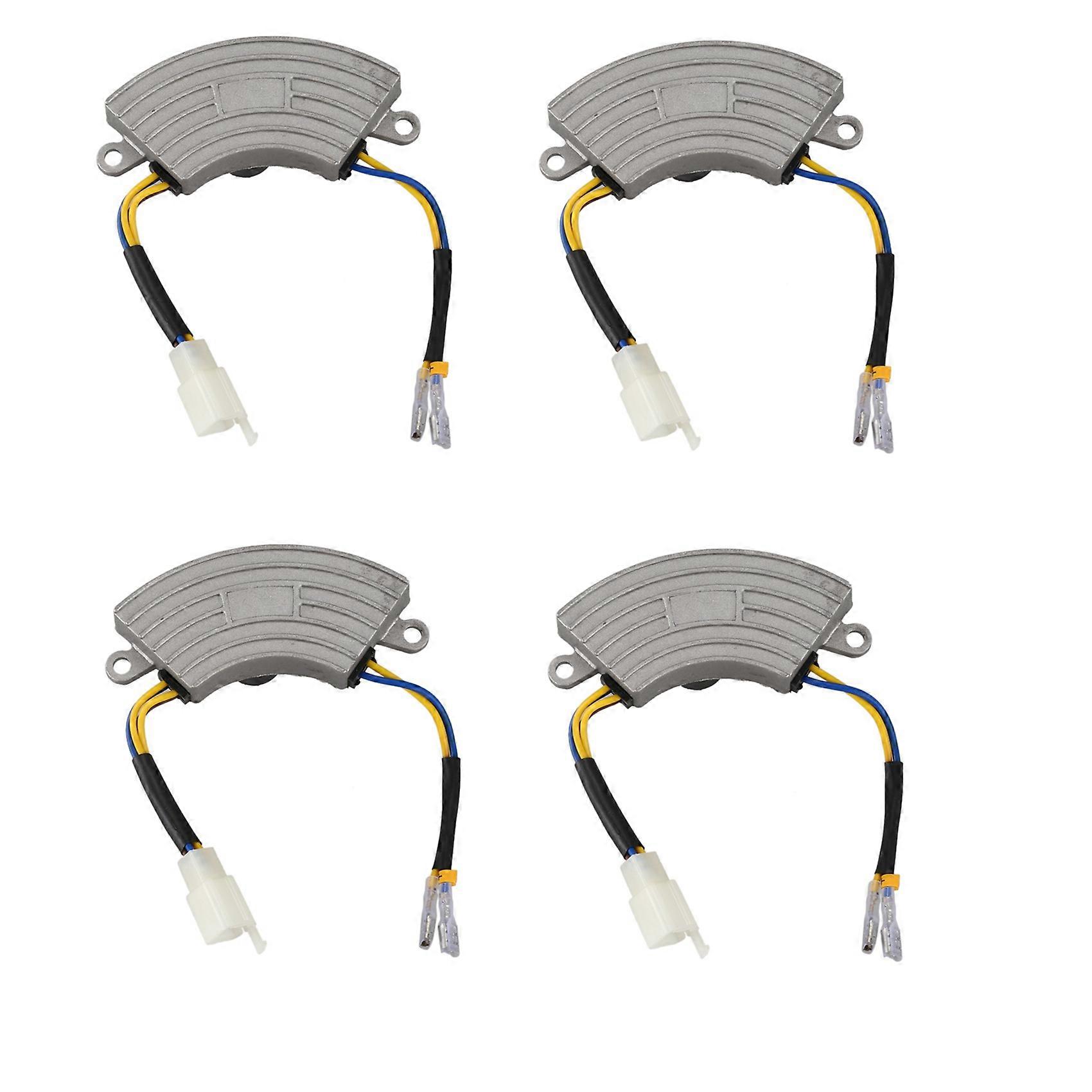4X Grey 2KW-3KW Generator Petrol Automatic Voltage Regulator AVR Aluminum Shell