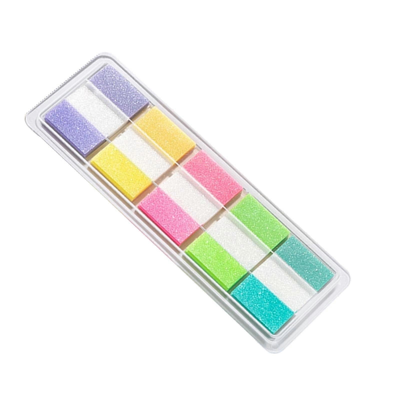 120Sheets Clear Adhesive Label Sticker File Labels Repositionable Adhesive Page Marker for Planner Notebook Folder  dopamine color