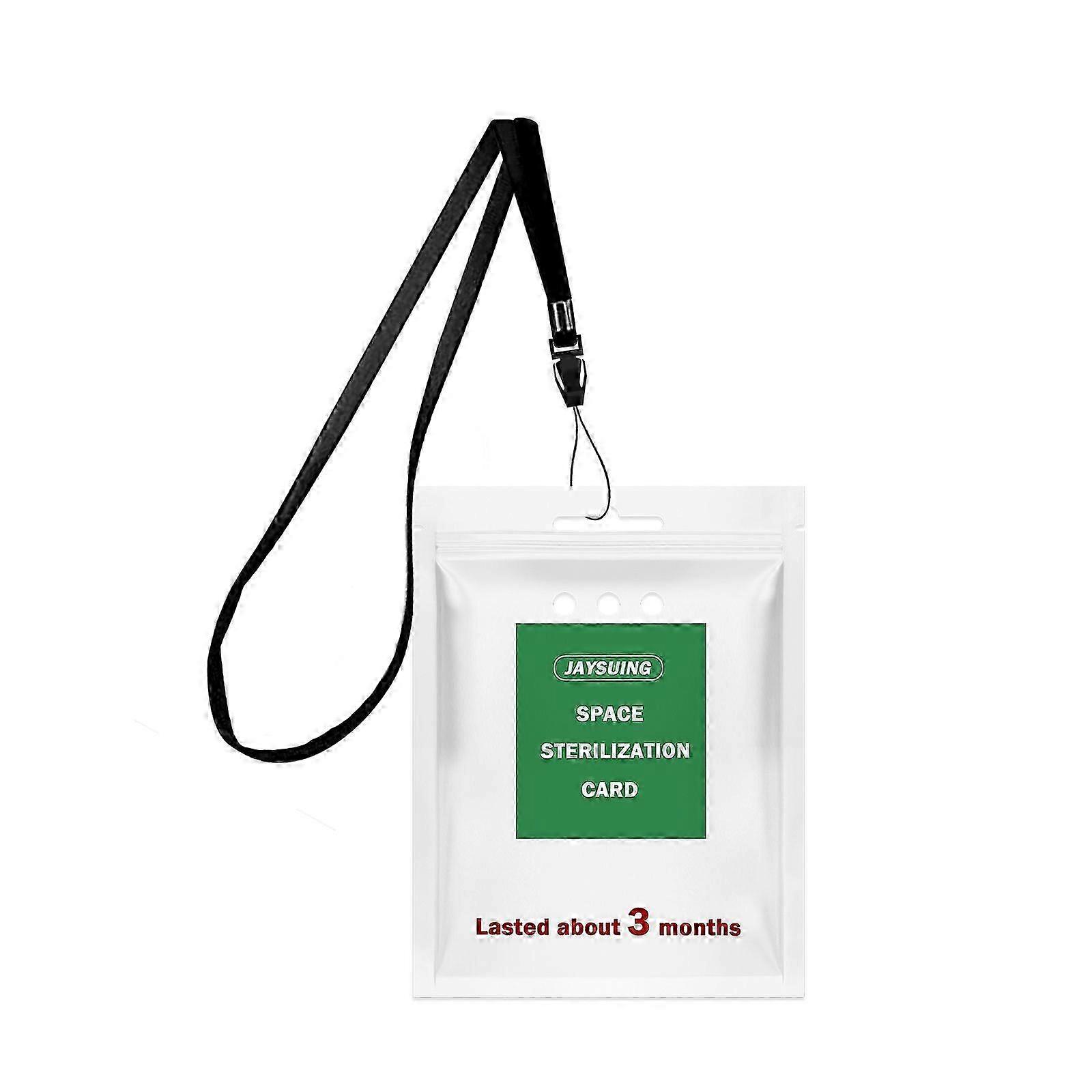 Portable Air Purification Card  Effective Bacteria Inhibition  Odor Absorption, Easy to Carry Lanyard