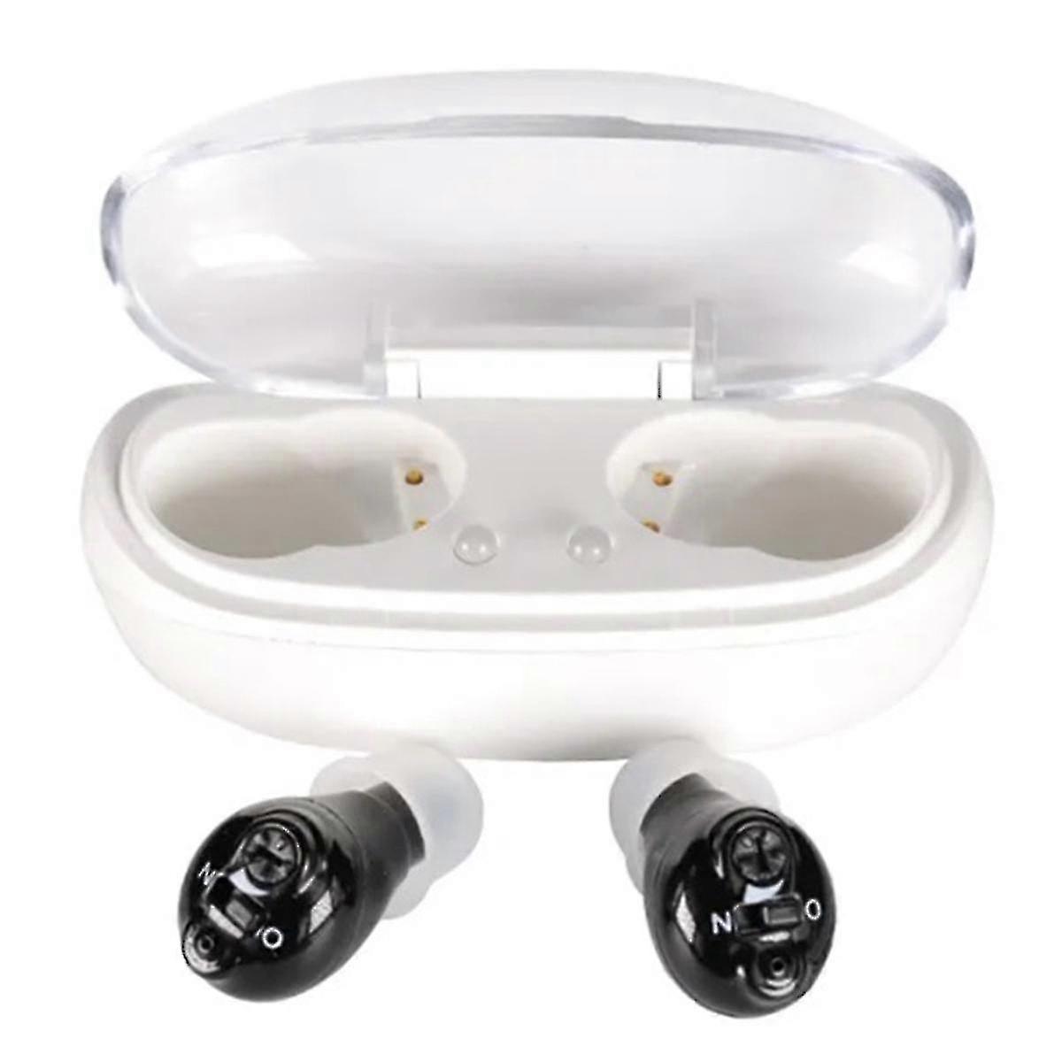 Rechargeable Hearing Aid For Elderly Mini In Ear Digital Amplifier With Intelligent Noise Reduction And Clear Sound