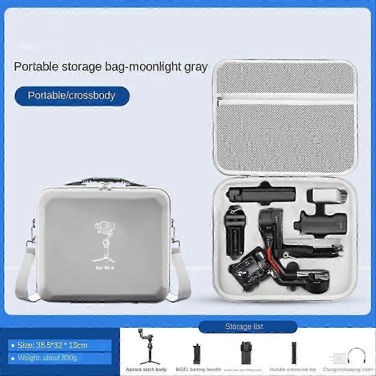 for DJI Ronin RS 4 Storage Case Gimbal Stabilizer Accessories Gray
