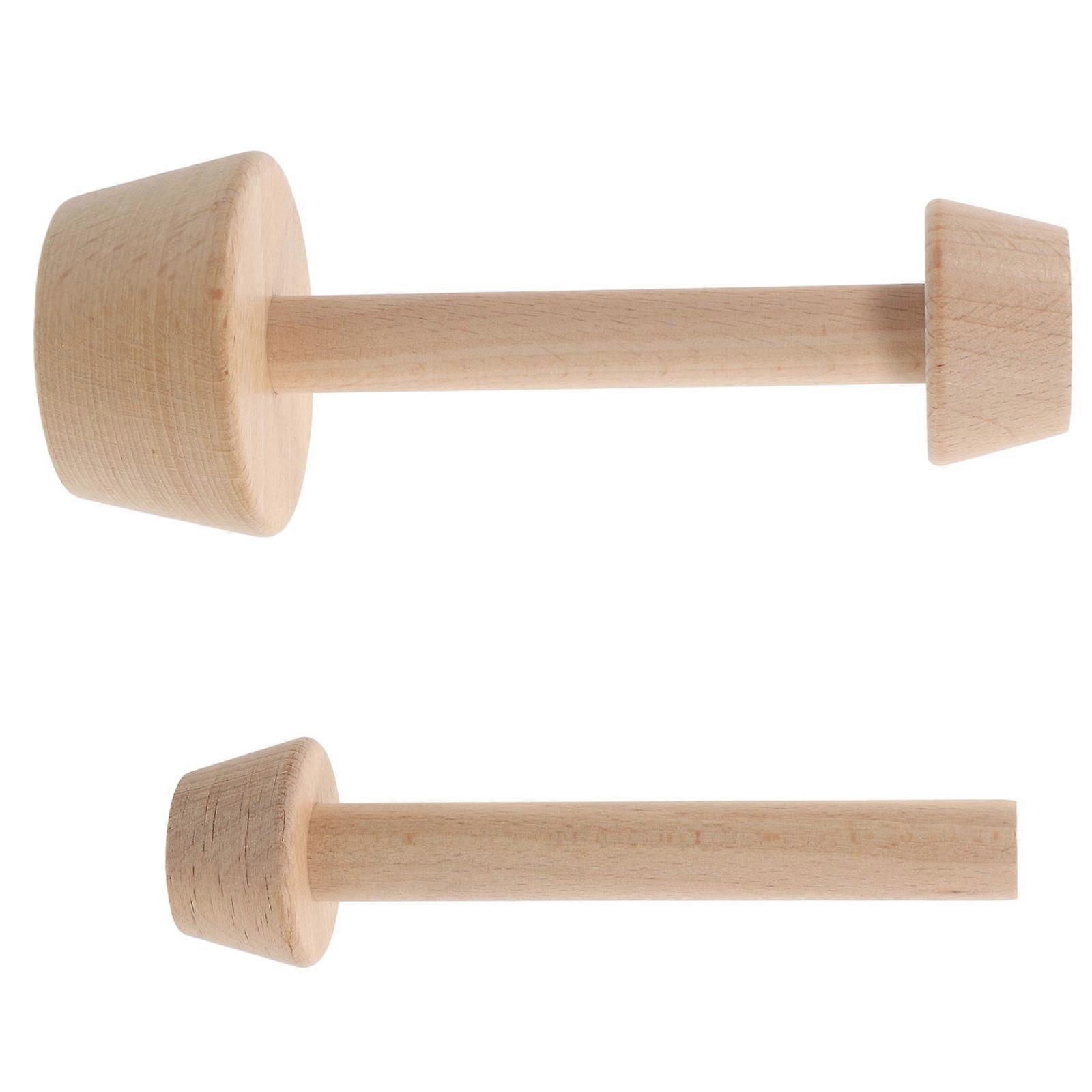 Wooden Egg Tart Mold Baking Tool 2Pcs for Convenient Home Kitchen