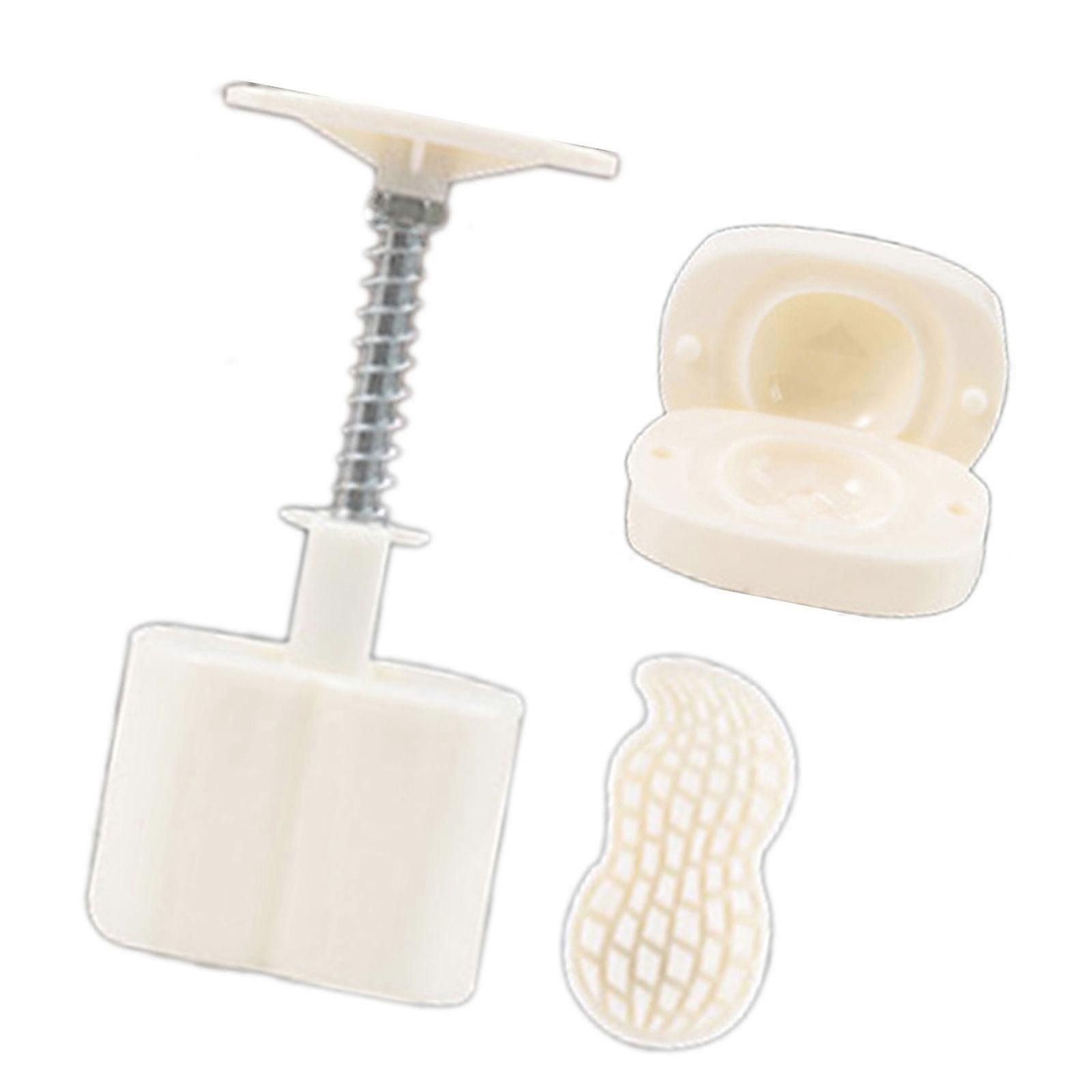 Peanut Persimmon Moon Cake Press Molds Cookie Stamp Chinese MidAutumn Moon Cake Maker Decorating Tool for Making Cookie Multicolor