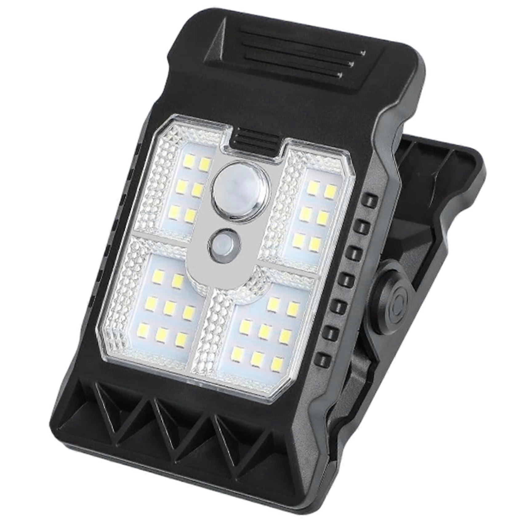 Solar Motion Sensor Lights Outdoor Waterproof with 3 Modes Clip On for Garden Fence Yard Patio
