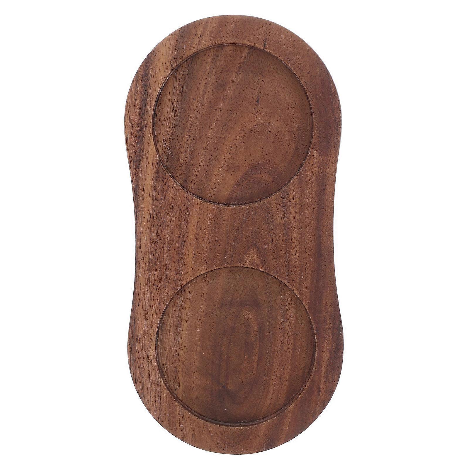 Stable Support Wood Pepper Grinder Stand for Brown Base