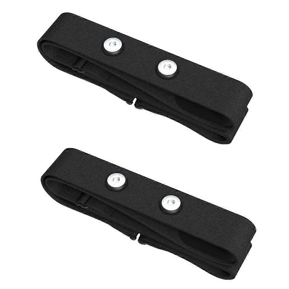 2pcs Heart Rate Chest Strap Replacement Strap Compatible with Jiaming Blackbird Heart Rate Chest Strap