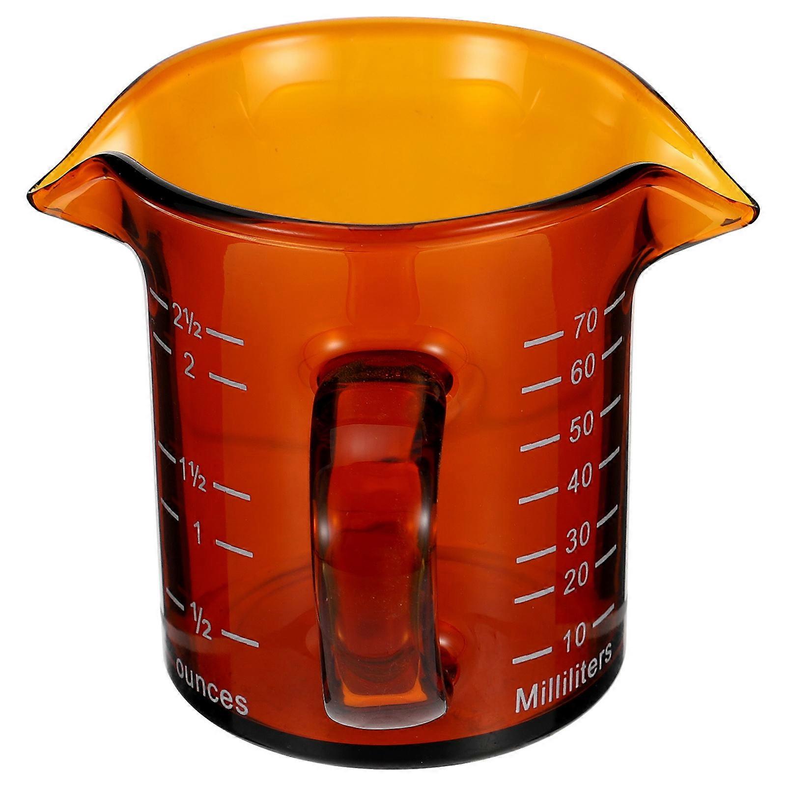 Glass Coffee Cup Kitchen Measuring Cup for Coffee Drinking 3Pcs