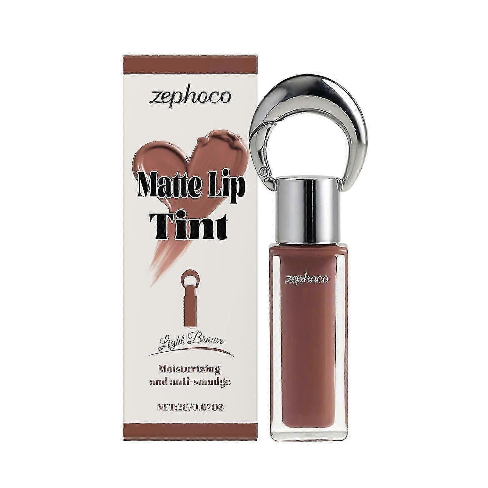 Light Coffee Color Matte Silky Lip Lacquer
