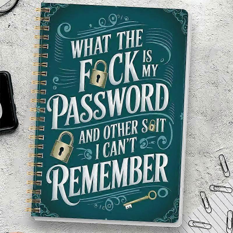 1pc Simple Password Book, Minimalist Advanced Address Password Manager With Website Password Quick Access Username And Password Storage Perf