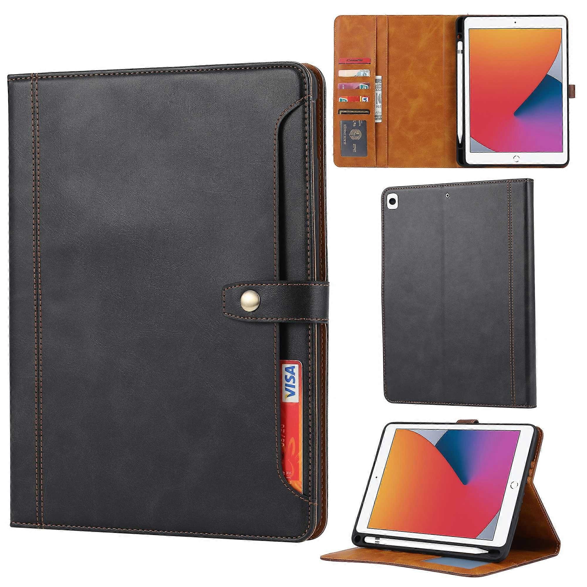 Wallet Stand Design PU Leather Tablet Case for iPad 10.2 (2020)