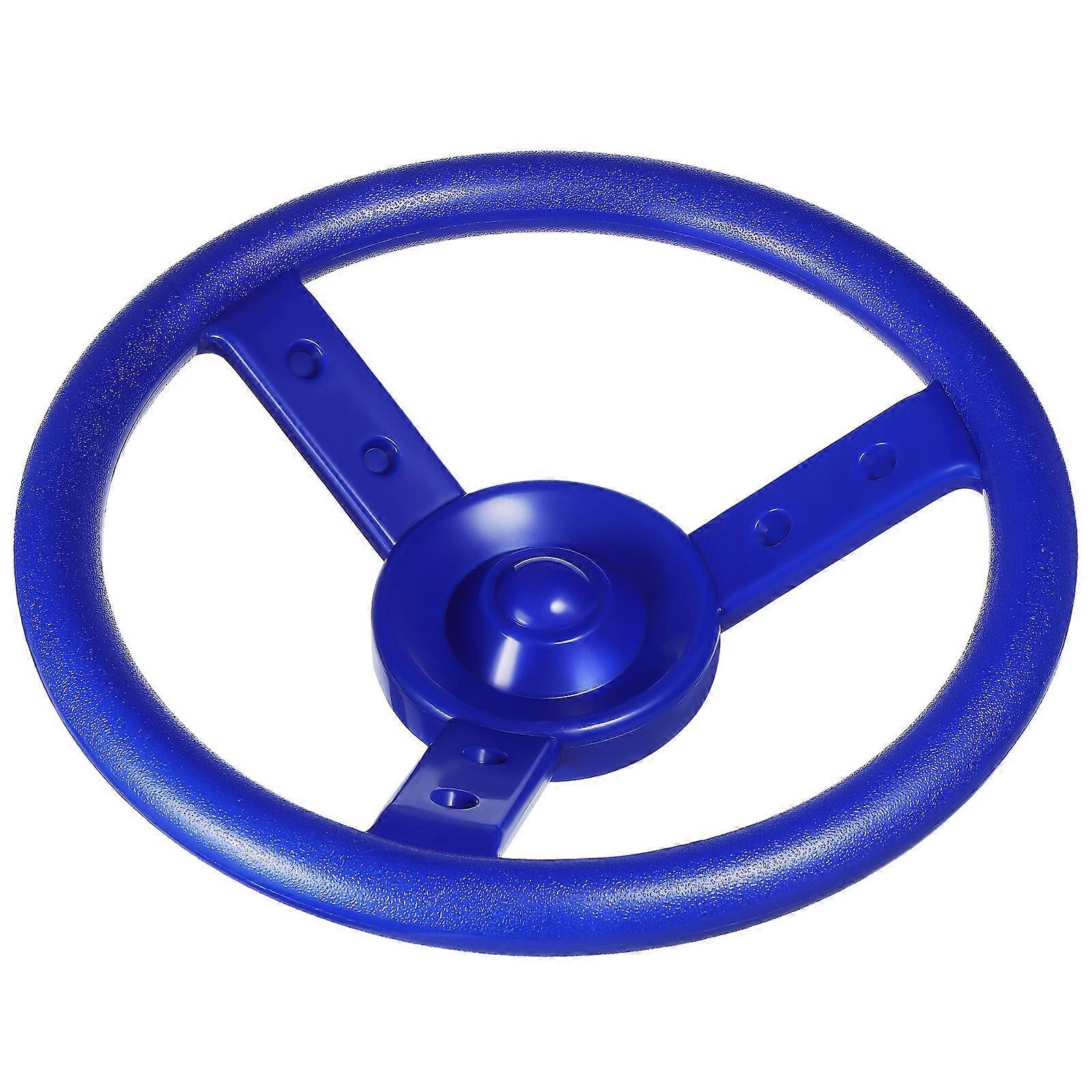 Small Steering Wheel Toy Mini Plastic for Swing Durable Dark Blue