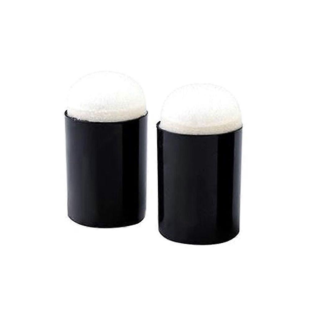 Finger Stamp Pad Rubber Stamp Smudge Tool for DIY Use 10Pcs Black Set