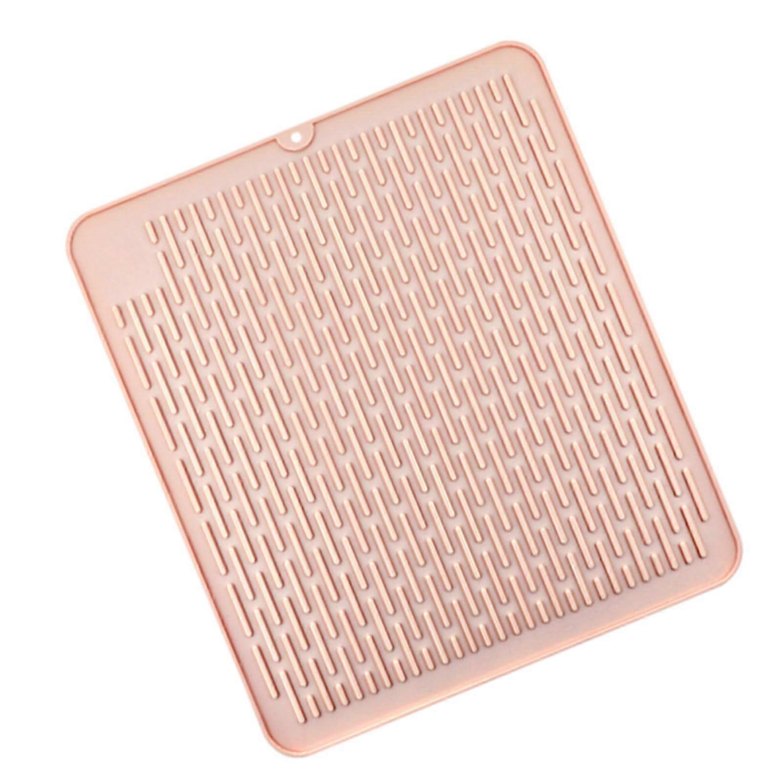 Silicone Dish Drying Mat with HeatResistant NonSlip Surface for Kitchen Countertop Protection