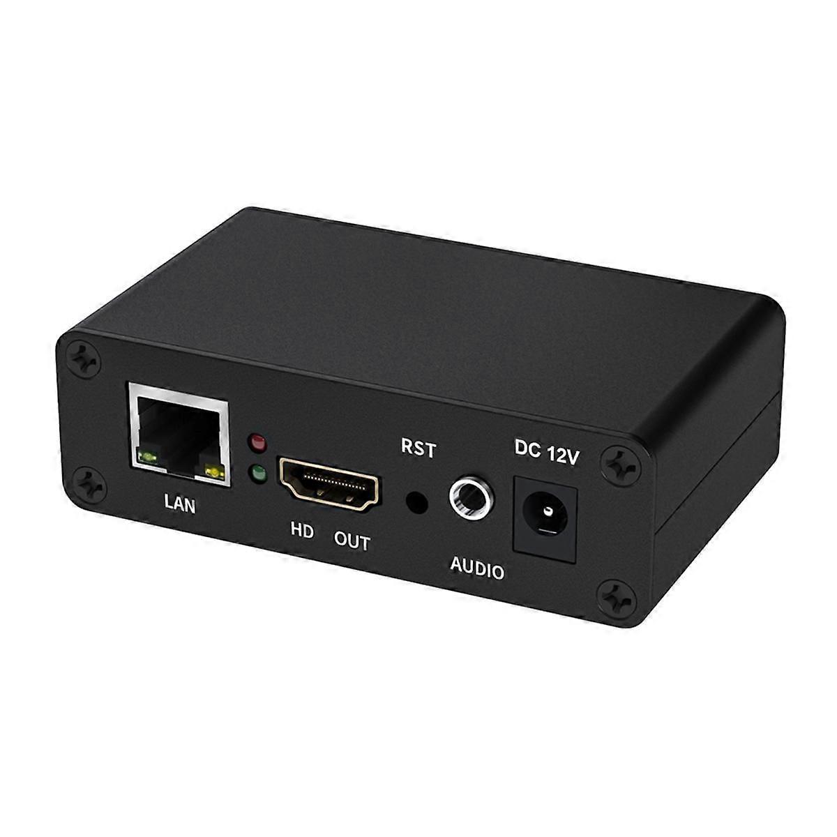 HD Video Decoder 1080P@30FPS, Supports 265/264, Live Streaming for , , RTMP, UK Plug