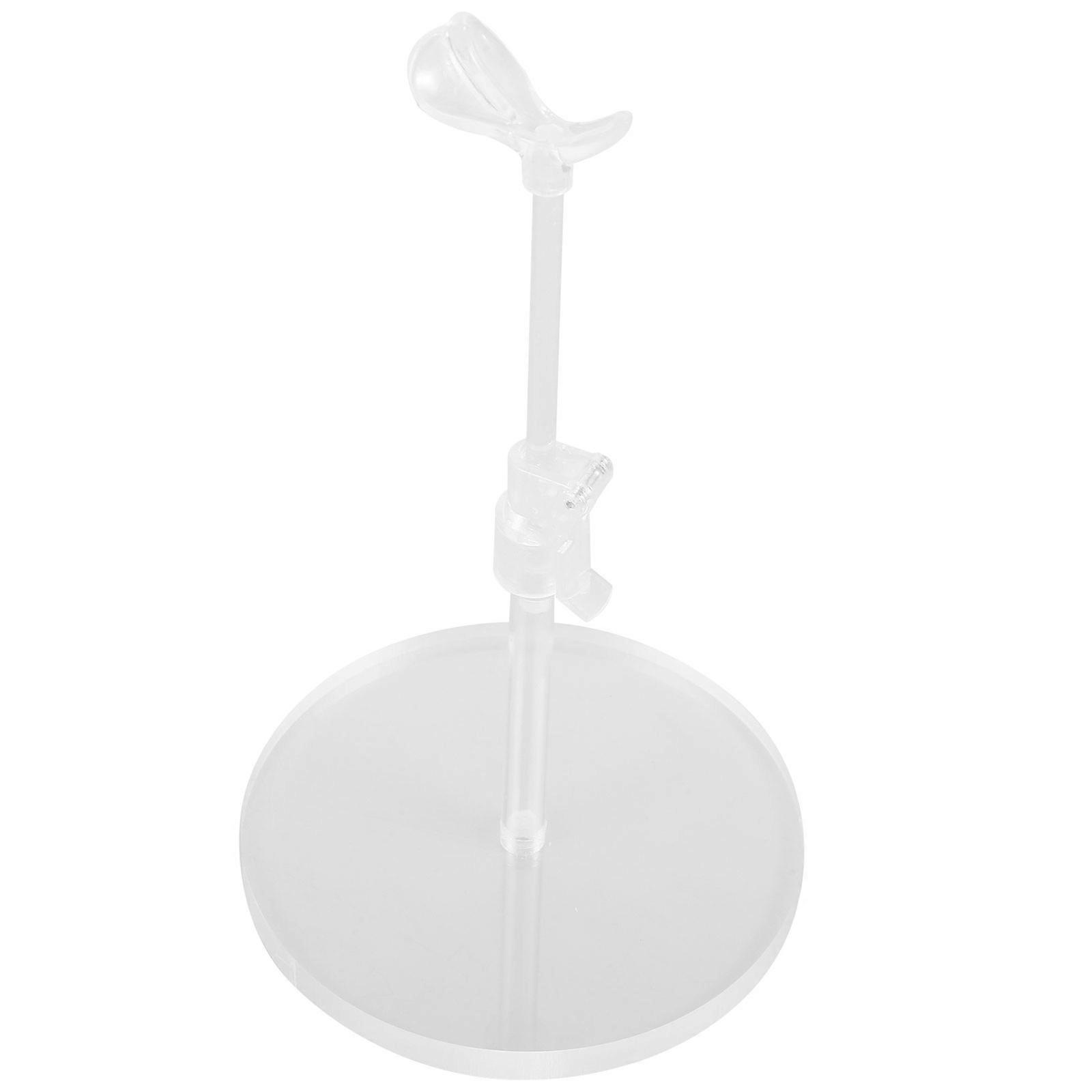 Transparent Acrylic Doll Holder Multi-Use Stand for 5Pcs Dolls