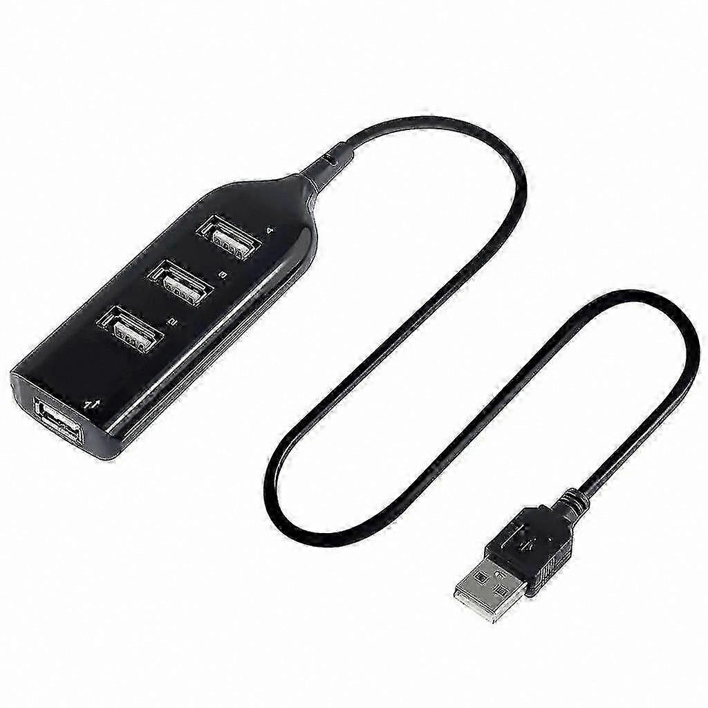4-Port USB 2.0 Data Hub for Windows and Mac with High-Speed Connectivity