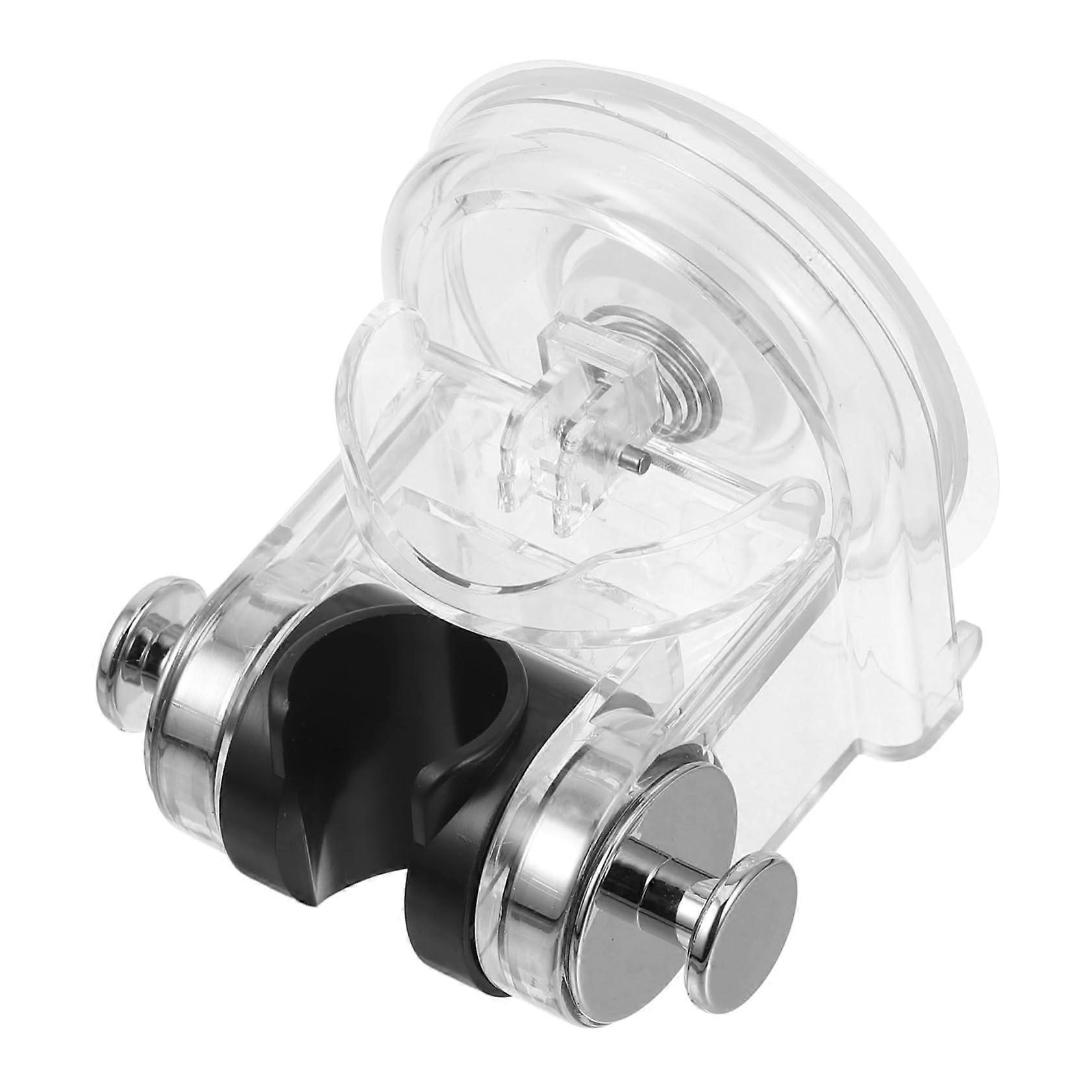 No Drill Shower Head Holder Wall Mounted Adjustable Bracket for Any Height Durable Plastic