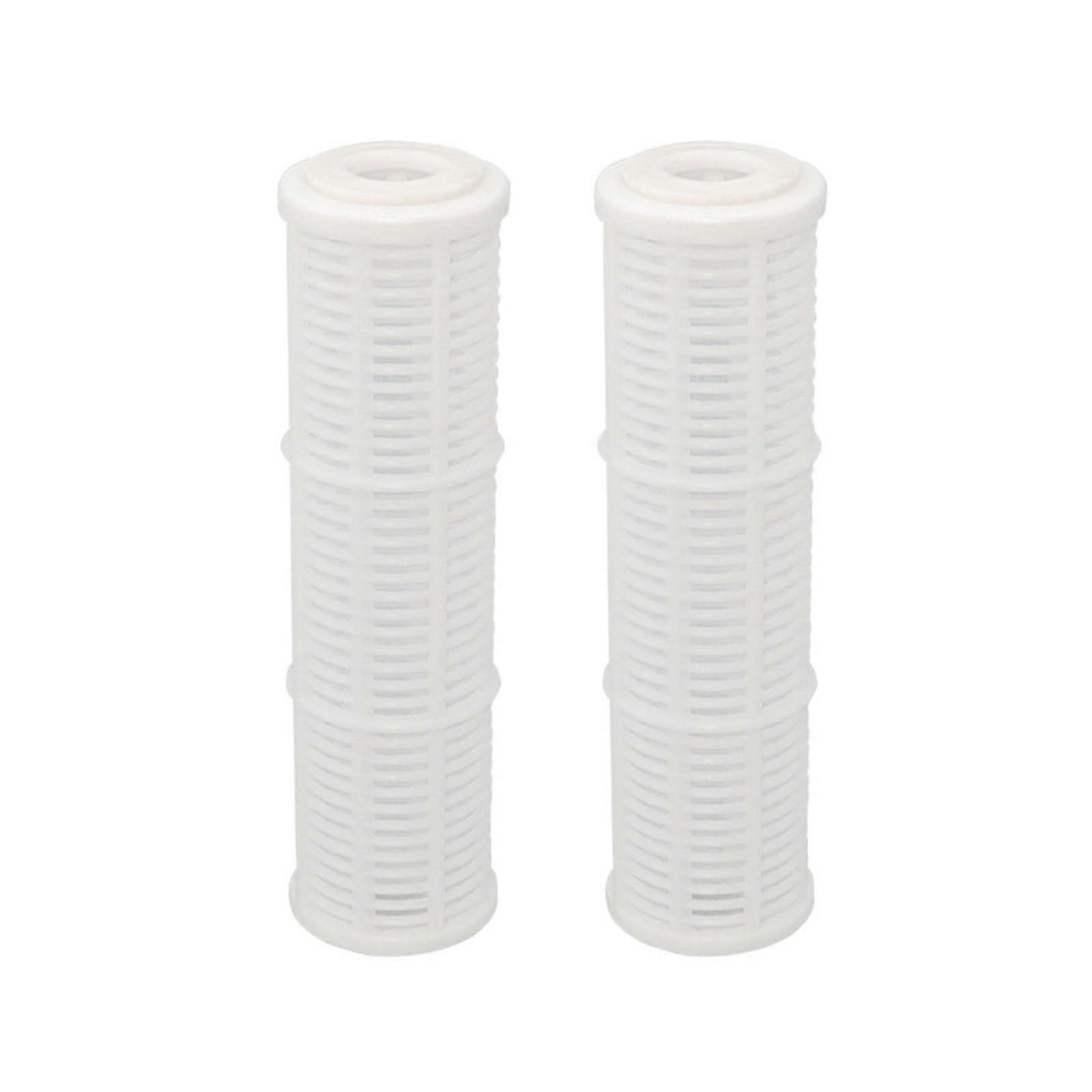 2 Pack 10 Inch Washable Water Filter Pre Filter for Sand and Rust Removal, Reusable Household Use