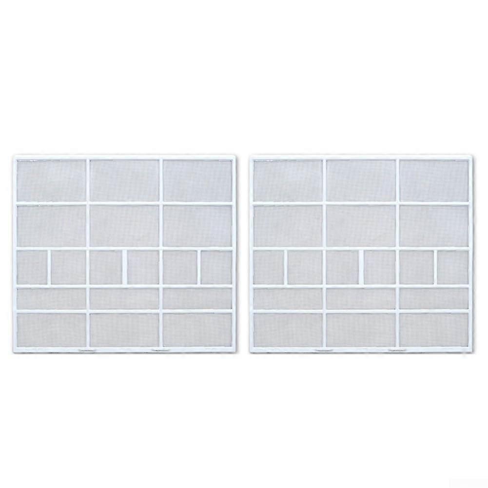 2 Pack Air Conditioner Filter for Split System Indoor Unit, Reusable Dustproof Outlet Screen 31.9x28.3cm
