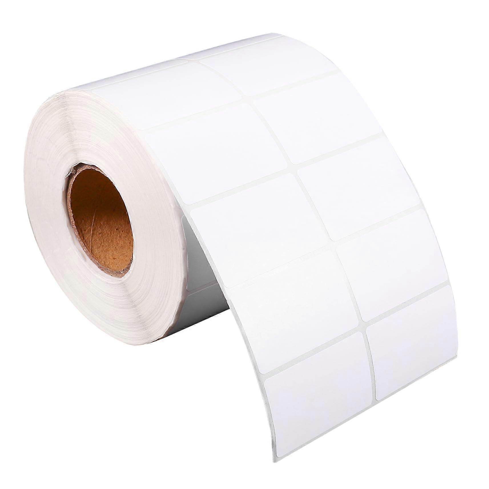 Thermal  Labels Roll with Secure Adhesive Backing, Blank Self Adhesive Address Labels for Packages