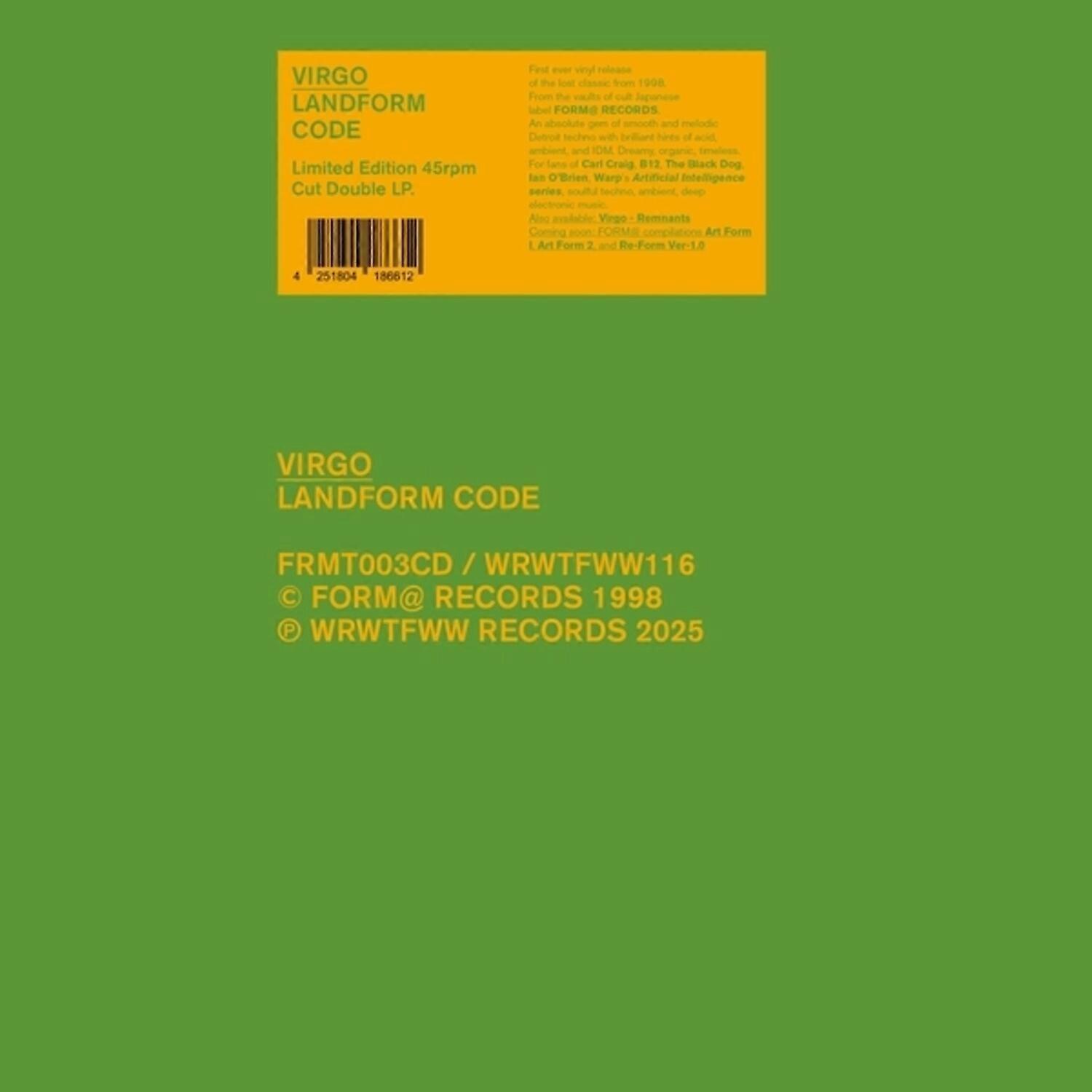 Virgo - Landform Code  [VINYL LP] USA import