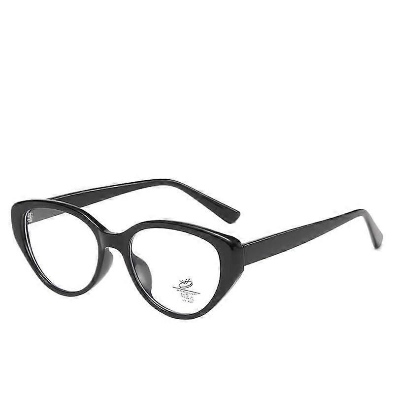 Reading Glasses 1.00 Diopter Blue Light Blocking Retro Style Handmade C1 with Leather Pouch