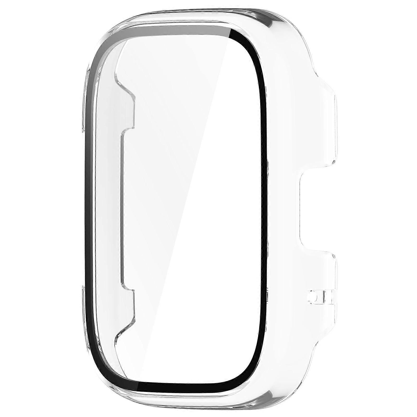Protective Case with Tempered Glass Screen Protector Full Coverage Scratch Resistant for Redmi Watch 3 Lite
