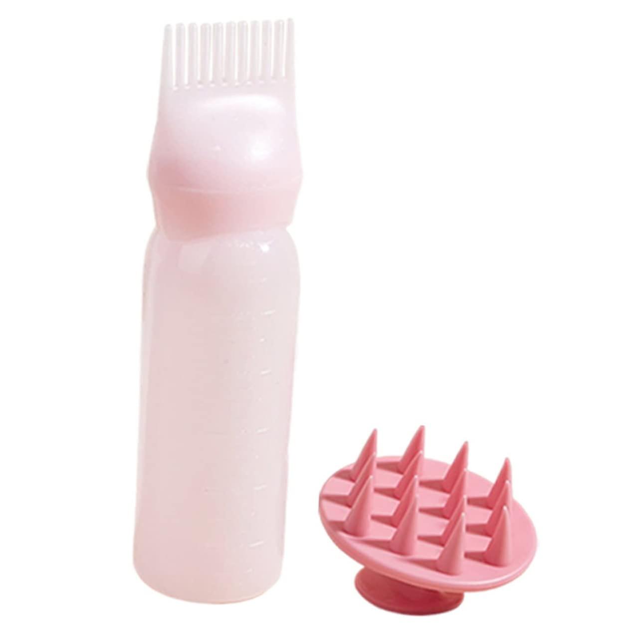 Root Comb Applicator Bottle Set for Precise Root Application and Even Hair Dye or Oil Distribution Ref: 7568