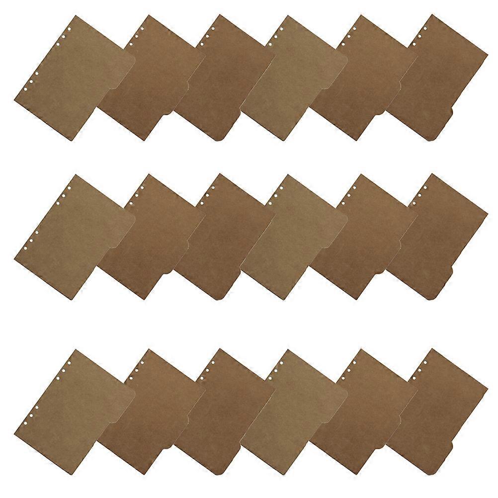 Kraft Paper Binder Tabs Tab Dividers for Clear Indexing and Sorting